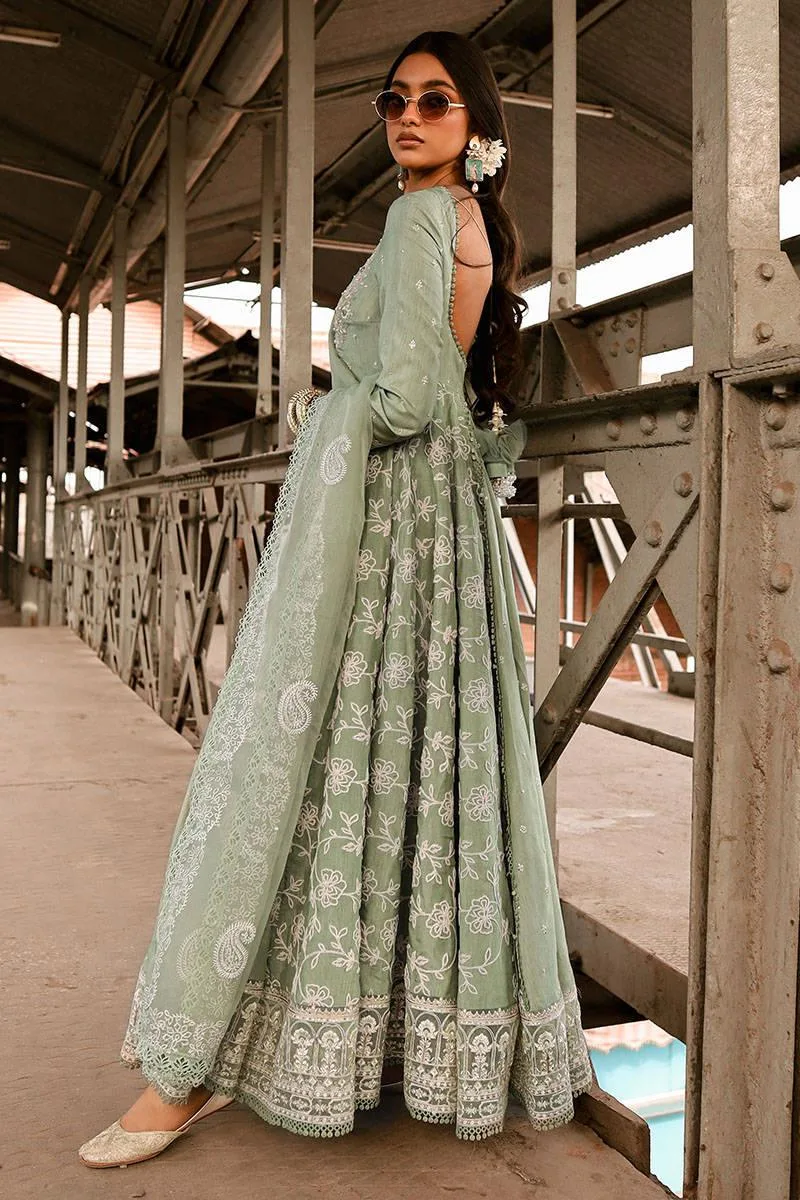 MNR Eid Festive 24 White Organza – view 9 – Poshaq