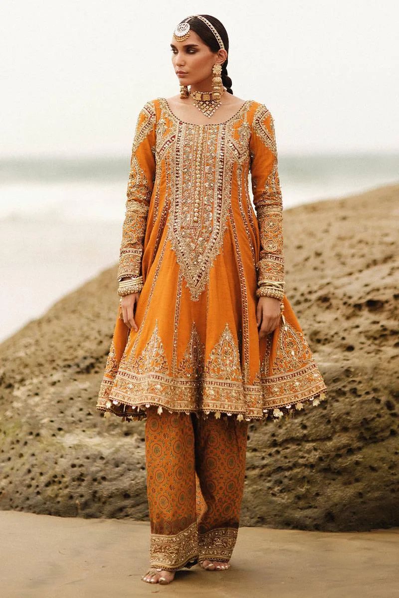 MNR Gehraiyaan Shaadi Collection Raw Silk – view 1 – Poshaq