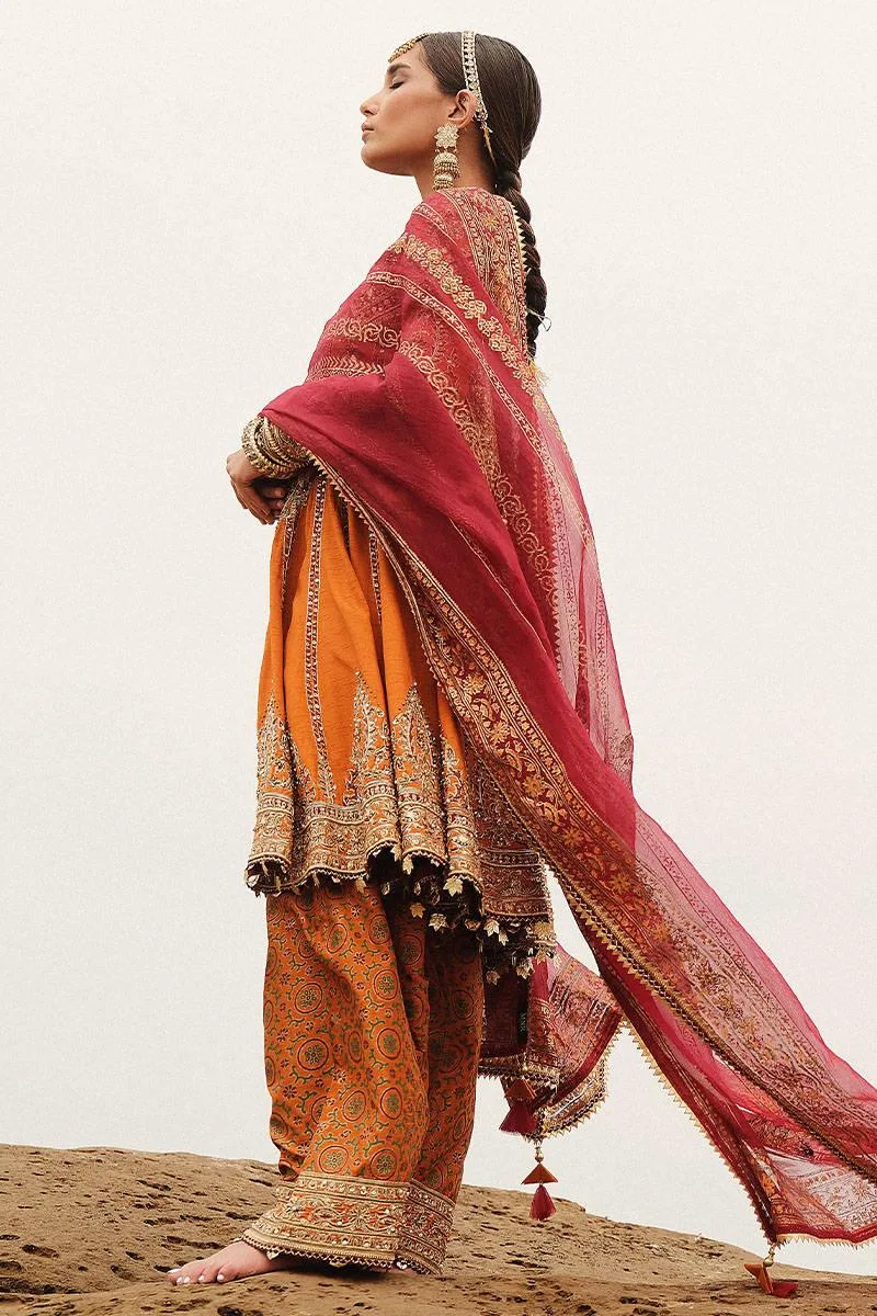 MNR Gehraiyaan Shaadi Collection Raw Silk – view 2 – Poshaq