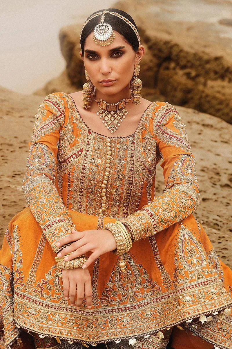 MNR Gehraiyaan Shaadi Collection Raw Silk – view 4 – Poshaq