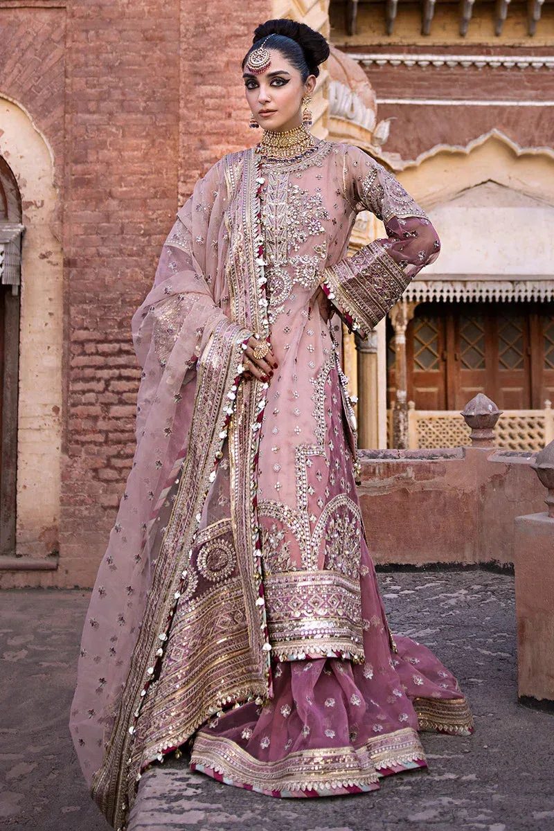 MNR Talpur Dynasty 23 Pink Organza – view 1 – Poshaq