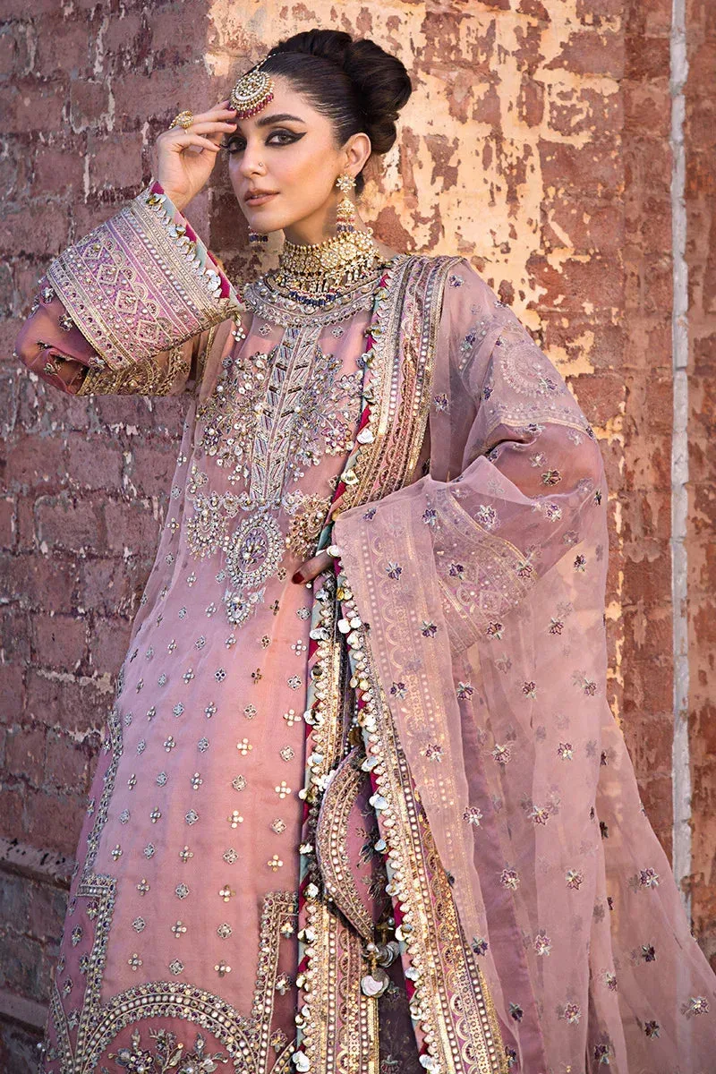 MNR Talpur Dynasty 23 Pink Organza – view 4 – Poshaq
