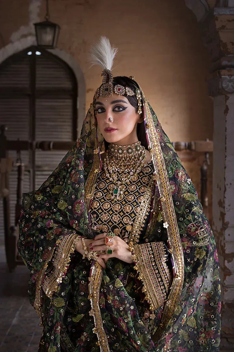 MNR Talpur Dynasty 23 Black Satin – view 3 – Poshaq