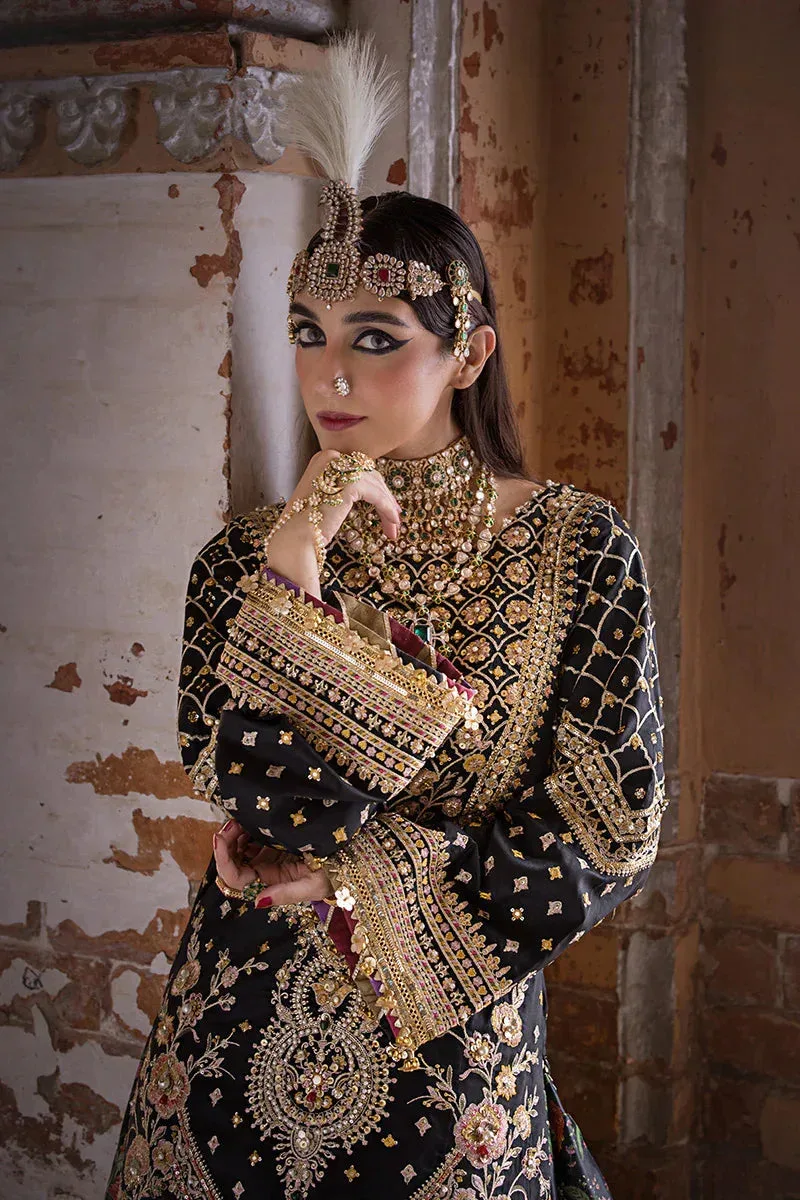 MNR Talpur Dynasty 23 Black Satin – view 4 – Poshaq