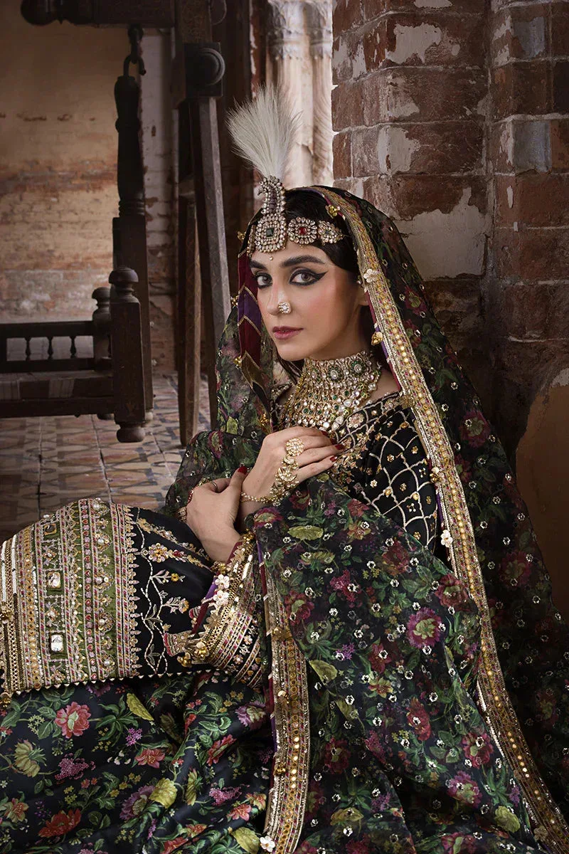 MNR Talpur Dynasty 23 Black Satin – view 5 – Poshaq