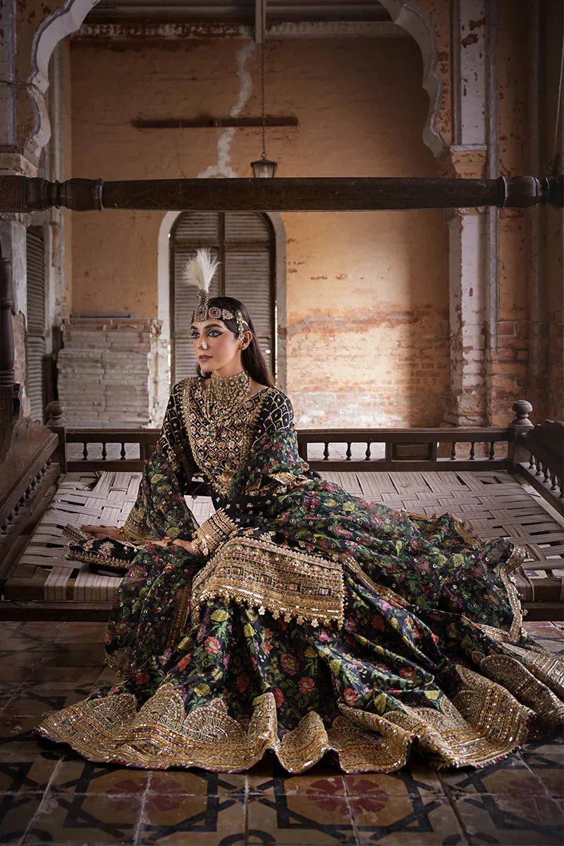 MNR Talpur Dynasty 23 Black Satin – view 6 – Poshaq