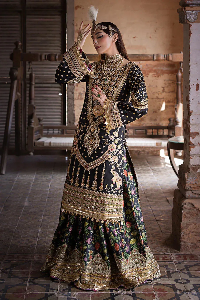 MNR Talpur Dynasty 23 Black Satin – view 7 – Poshaq