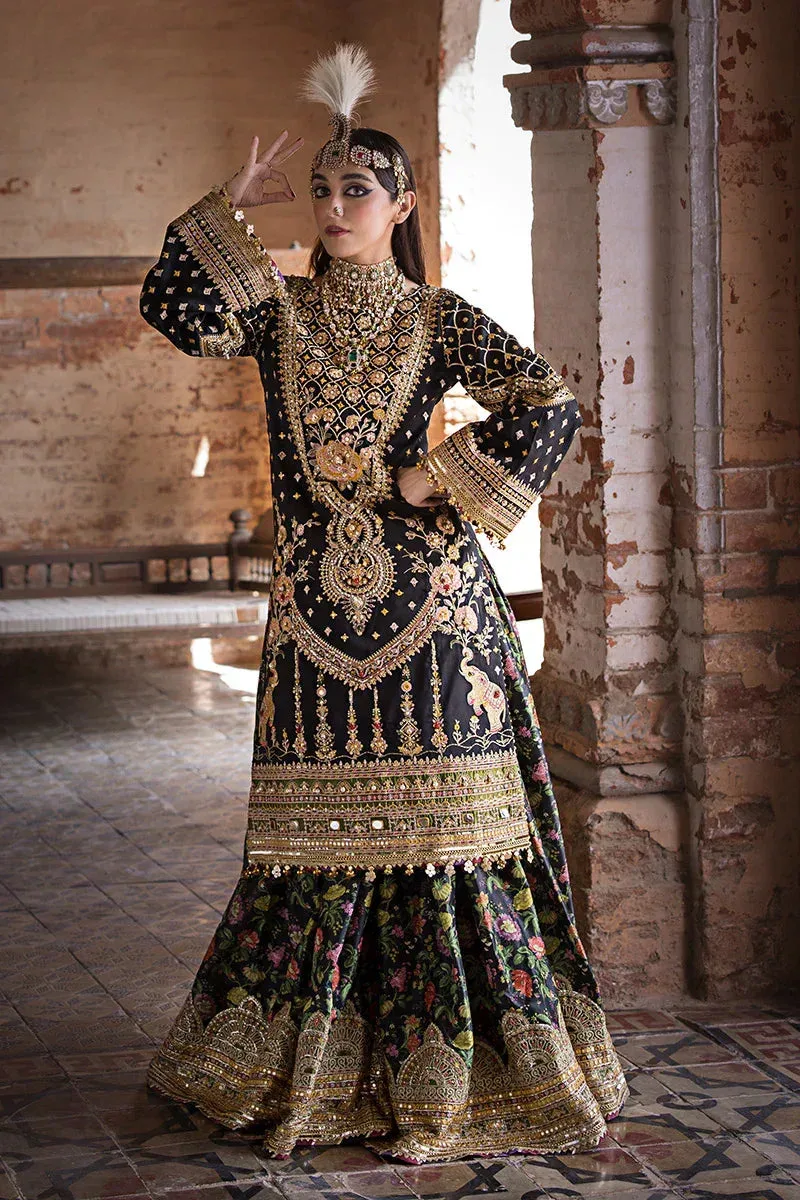 MNR Talpur Dynasty 23 Black Satin – view 8 – Poshaq