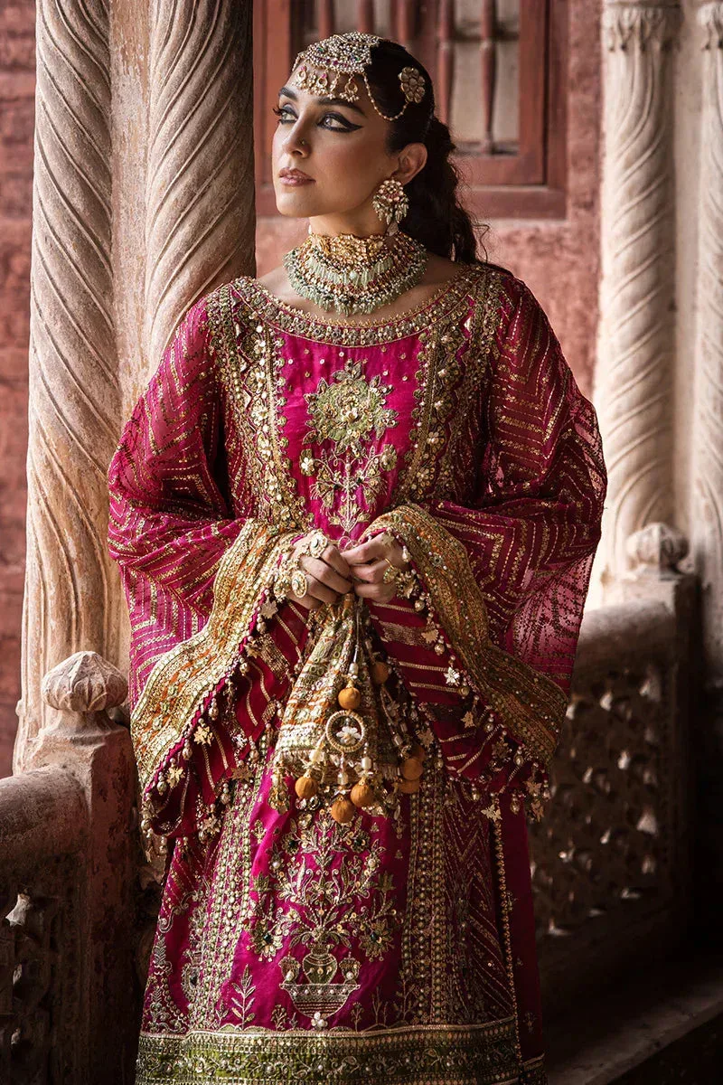 MNR Talpur Dynasty 23 Mustard Organza – view 6 – Poshaq