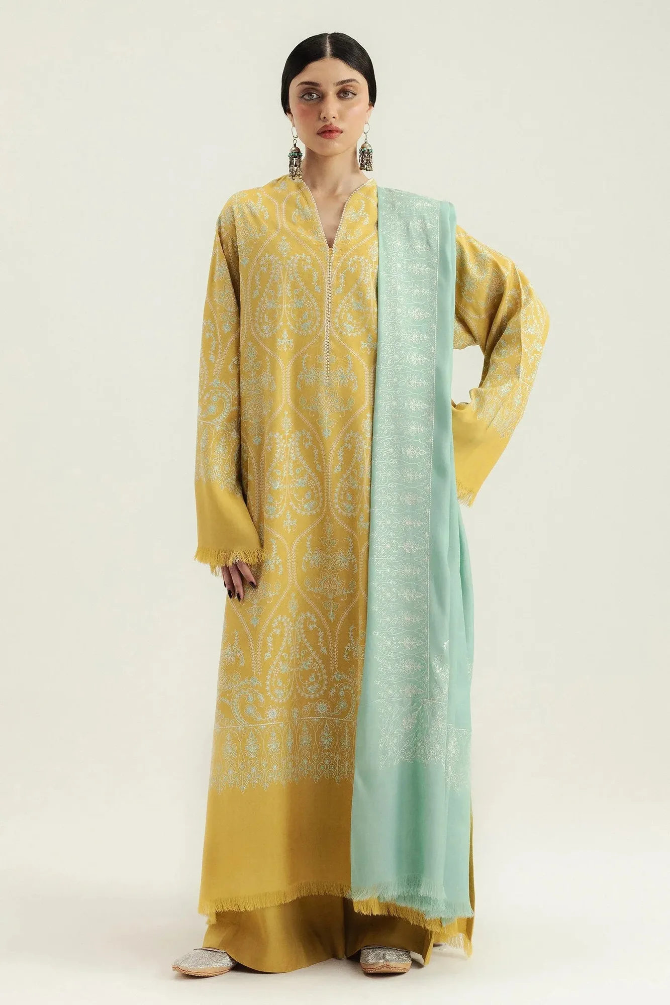 Zara Shahjahan Organza – view 1 – Poshaq