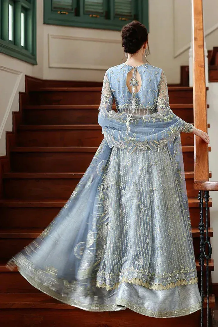 Mushq Blue Organza – view 3 – Poshaq