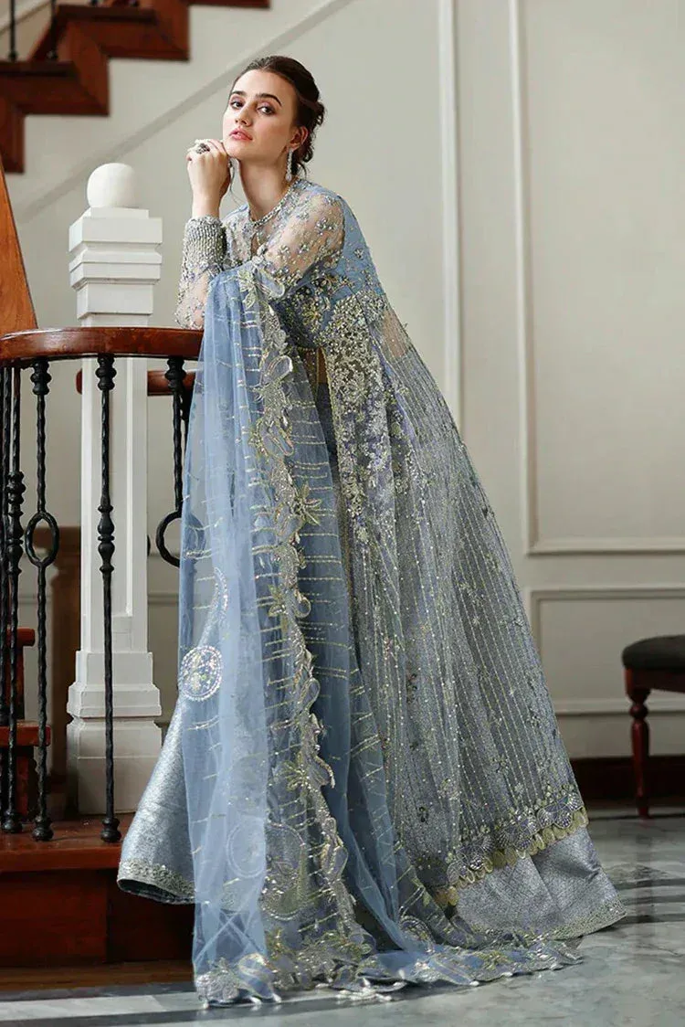 Mushq Blue Organza – view 4 – Poshaq
