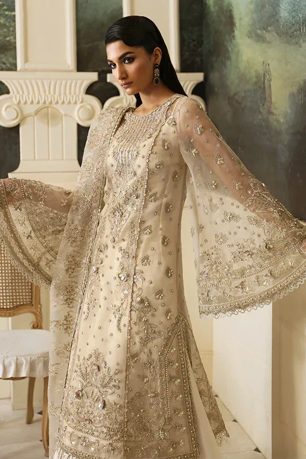 Nyra Wedding Festive 24 Off White Raw Silk – view 7 – Poshaq