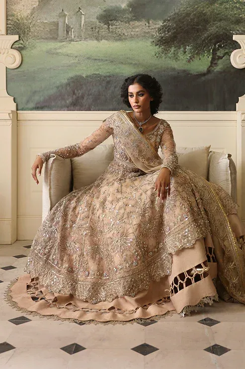 Nyra Wedding Festive 24 Pink Raw Silk – view 4 – Poshaq