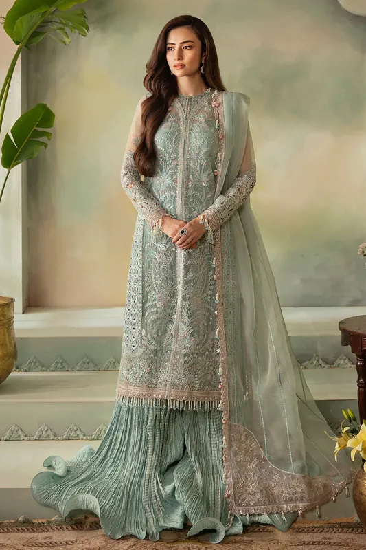 Saad Shaikh Elana Wedding Formals Organza – view 1 – Poshaq