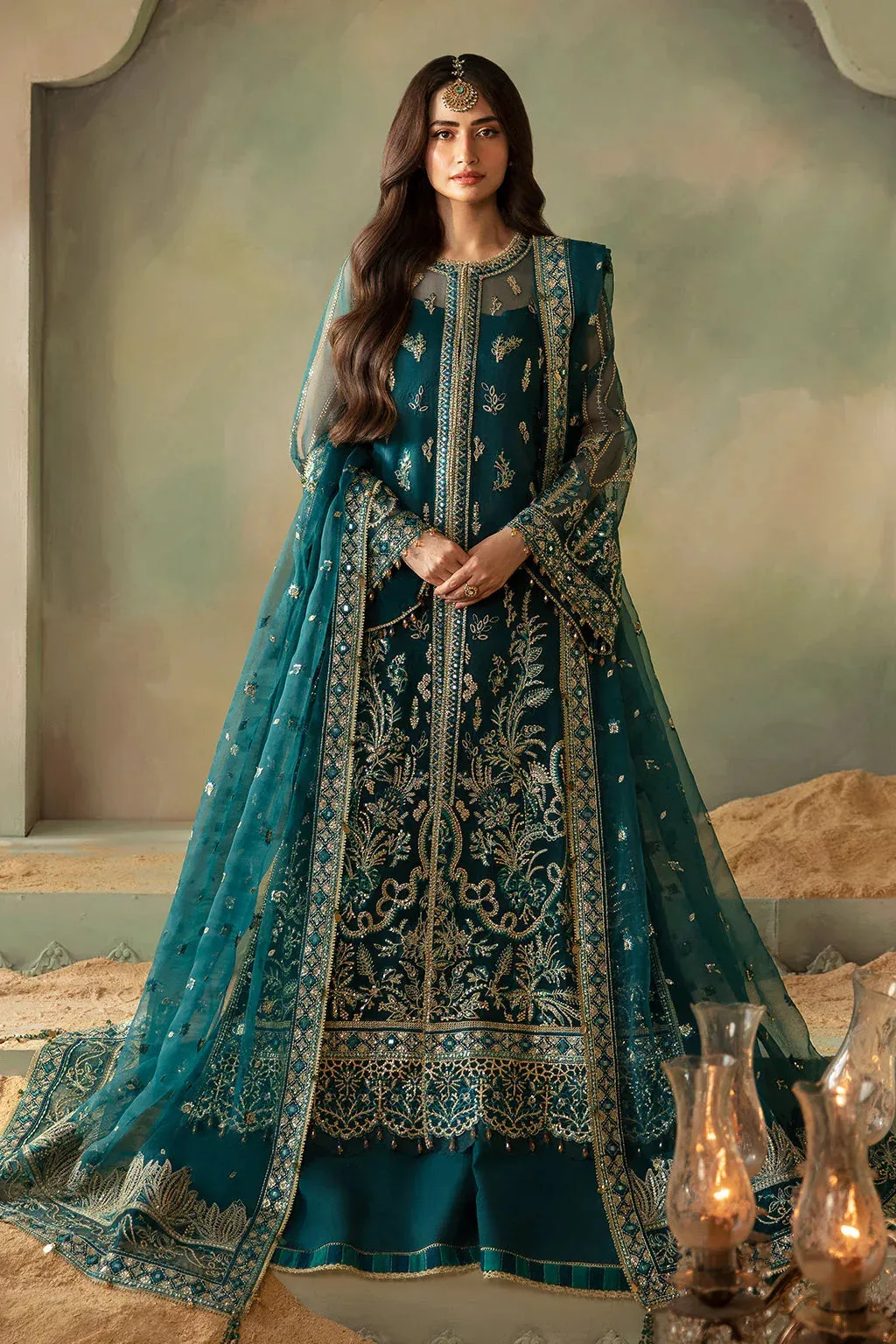 Saad Shaikh Elana Wedding Formals Silk – view 1 – Poshaq