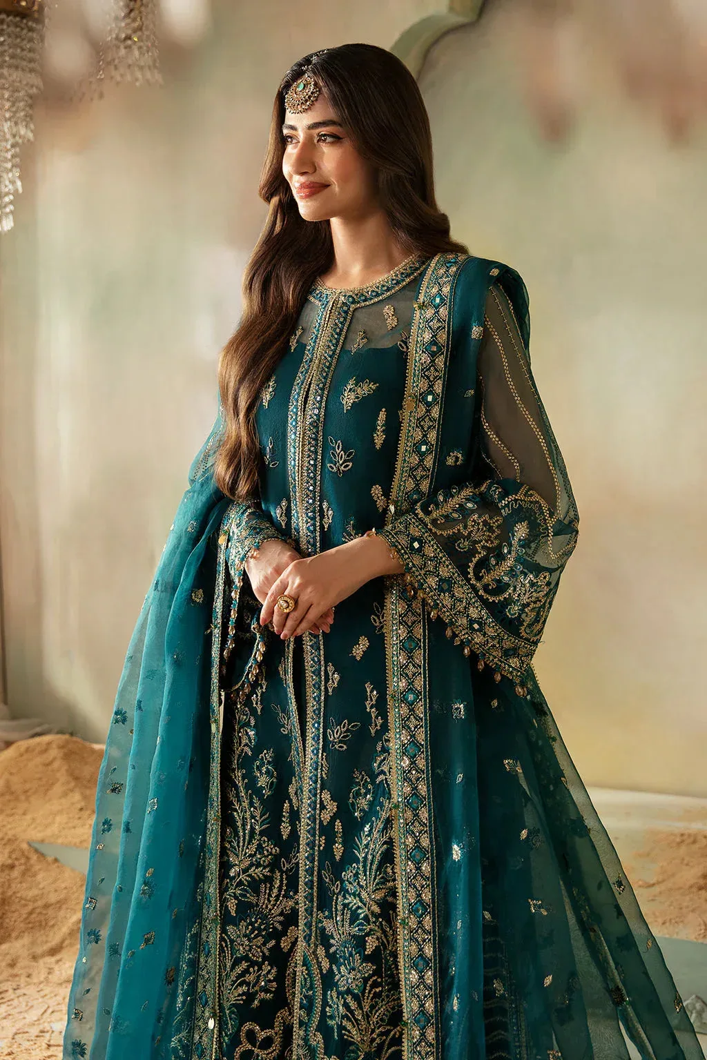 Saad Shaikh Elana Wedding Formals Silk – view 2 – Poshaq