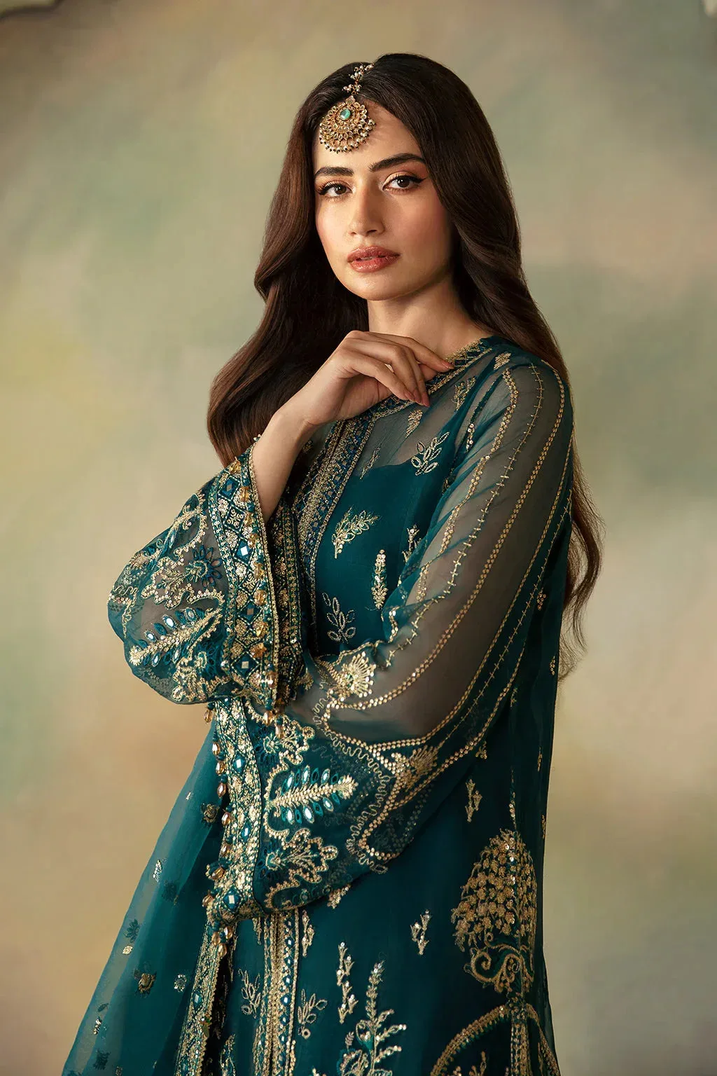 Saad Shaikh Elana Wedding Formals Silk – view 3 – Poshaq