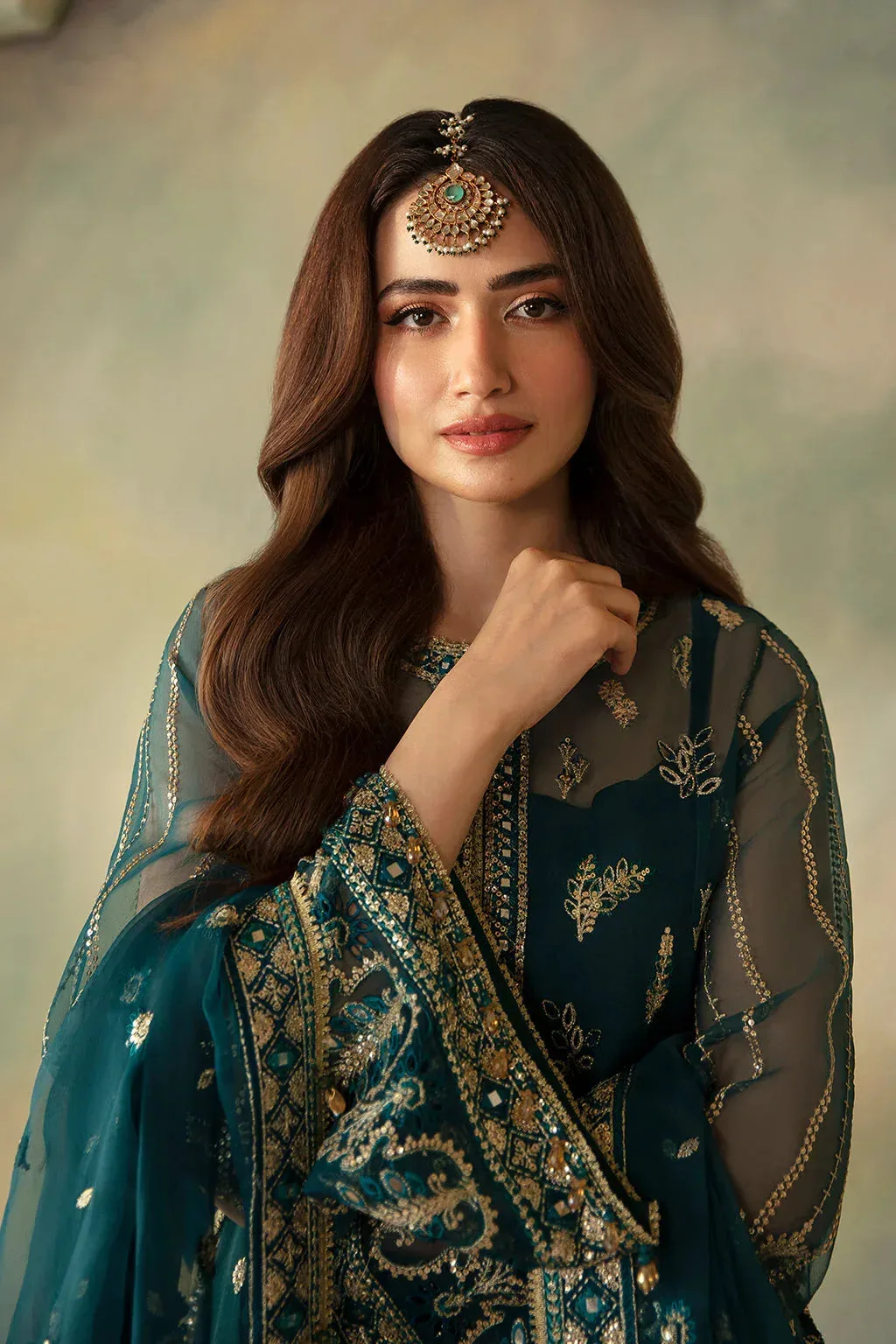 Saad Shaikh Elana Wedding Formals Silk – view 4 – Poshaq