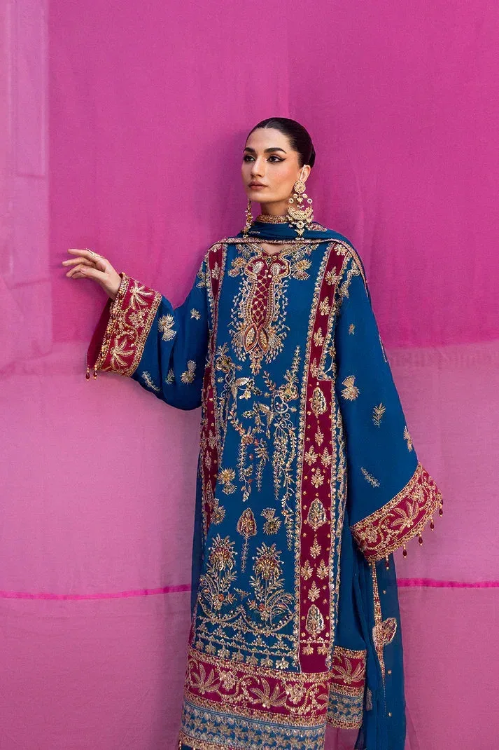 Emaan Adeel The empress wedding formals Raw Silk – view 2 – Poshaq