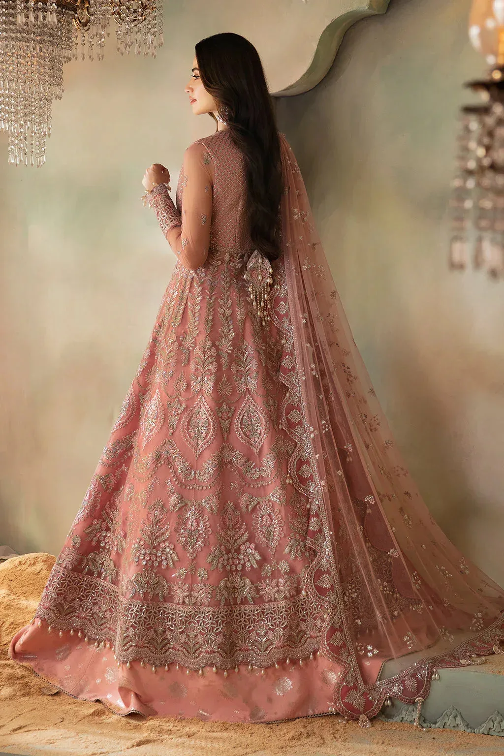 Saad Shaikh Elana Wedding Formals Silk – view 2 – Poshaq