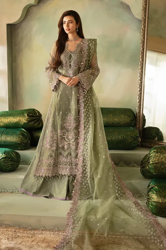 Saad Shaikh Elana Wedding Formals Raw Silk – view 1 – Poshaq