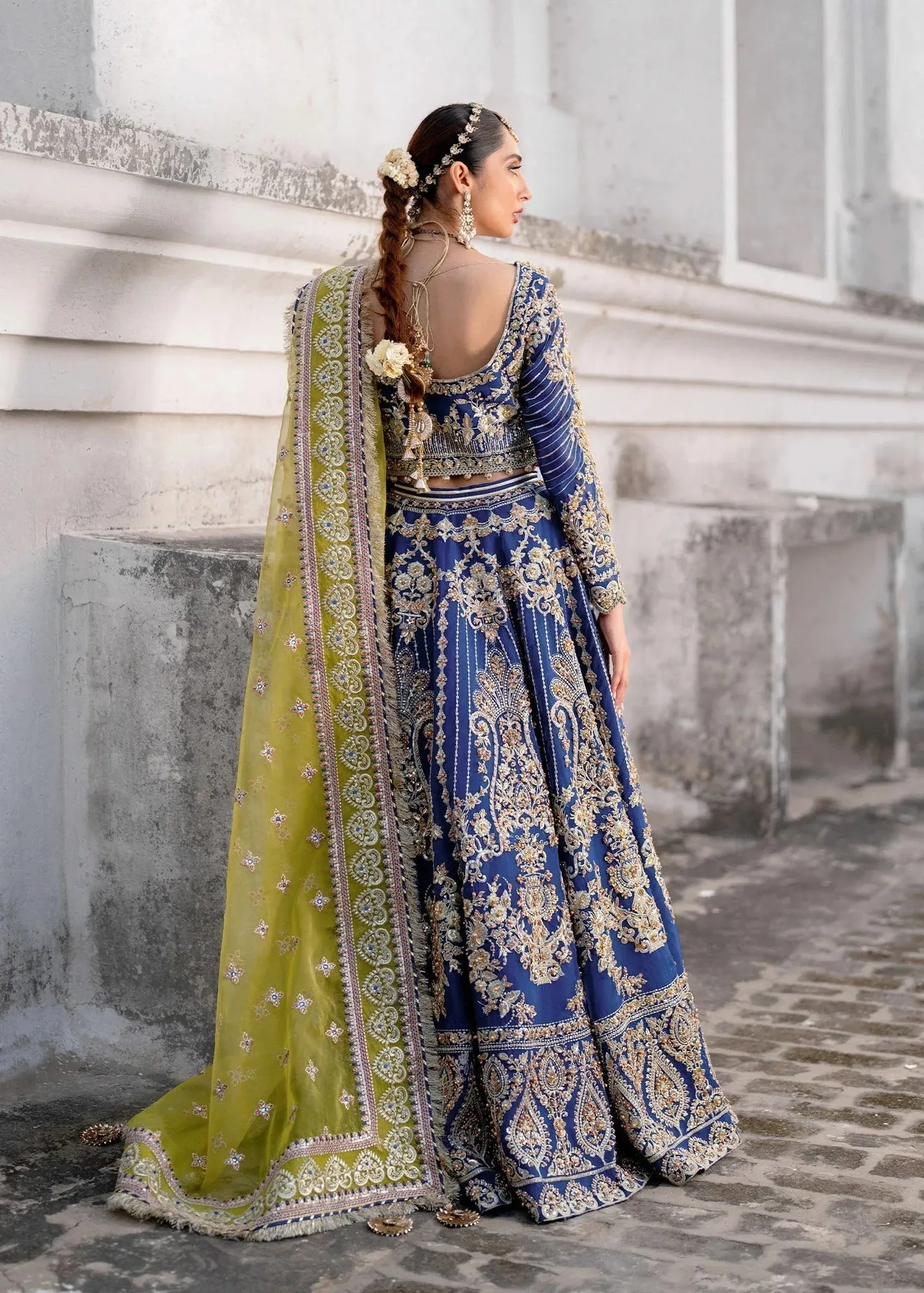 Dastoor Shehnai Bridals Collection 24 Organza – view 2 – Poshaq