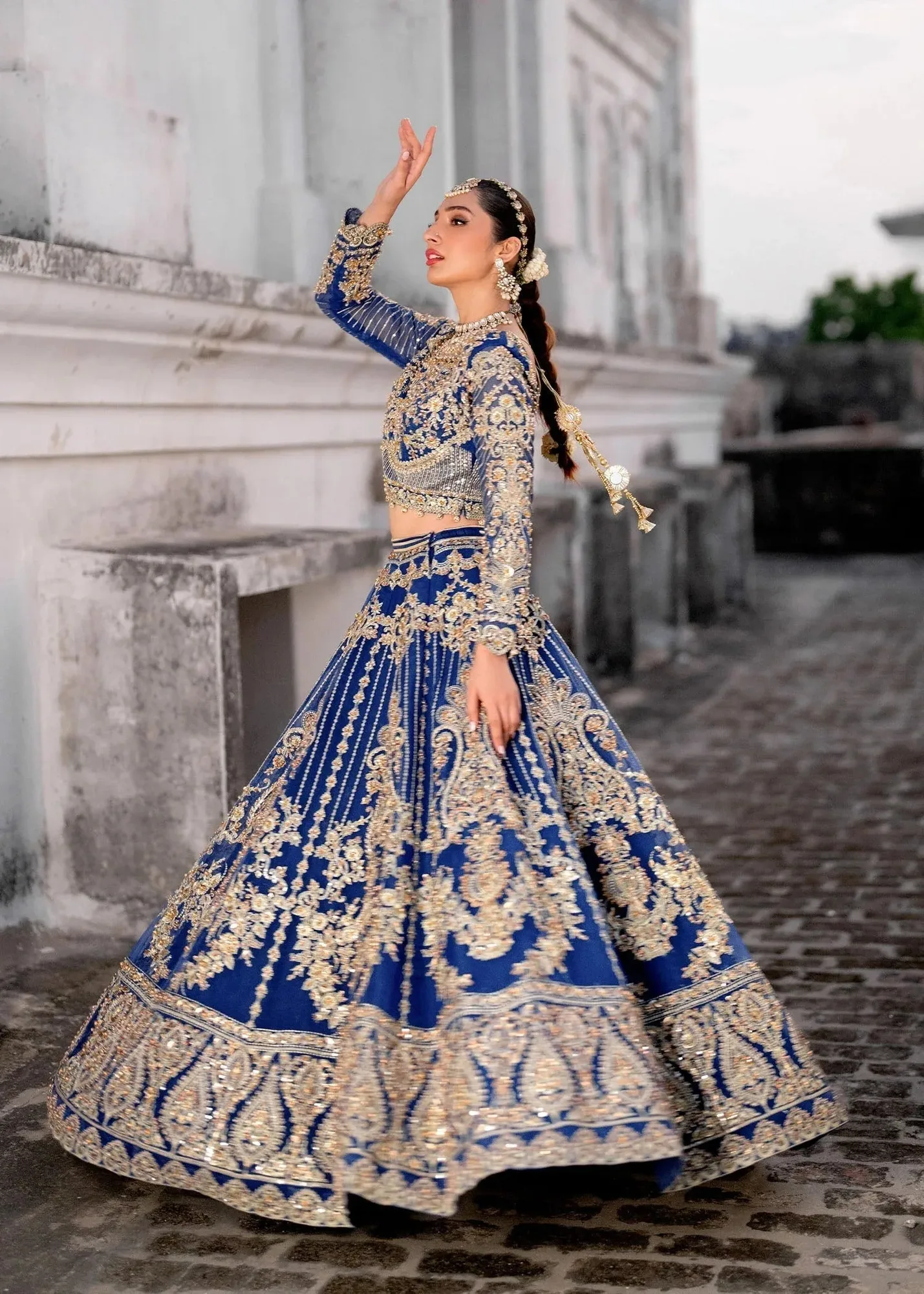 Dastoor Shehnai Bridals Collection 24 Organza – view 6 – Poshaq