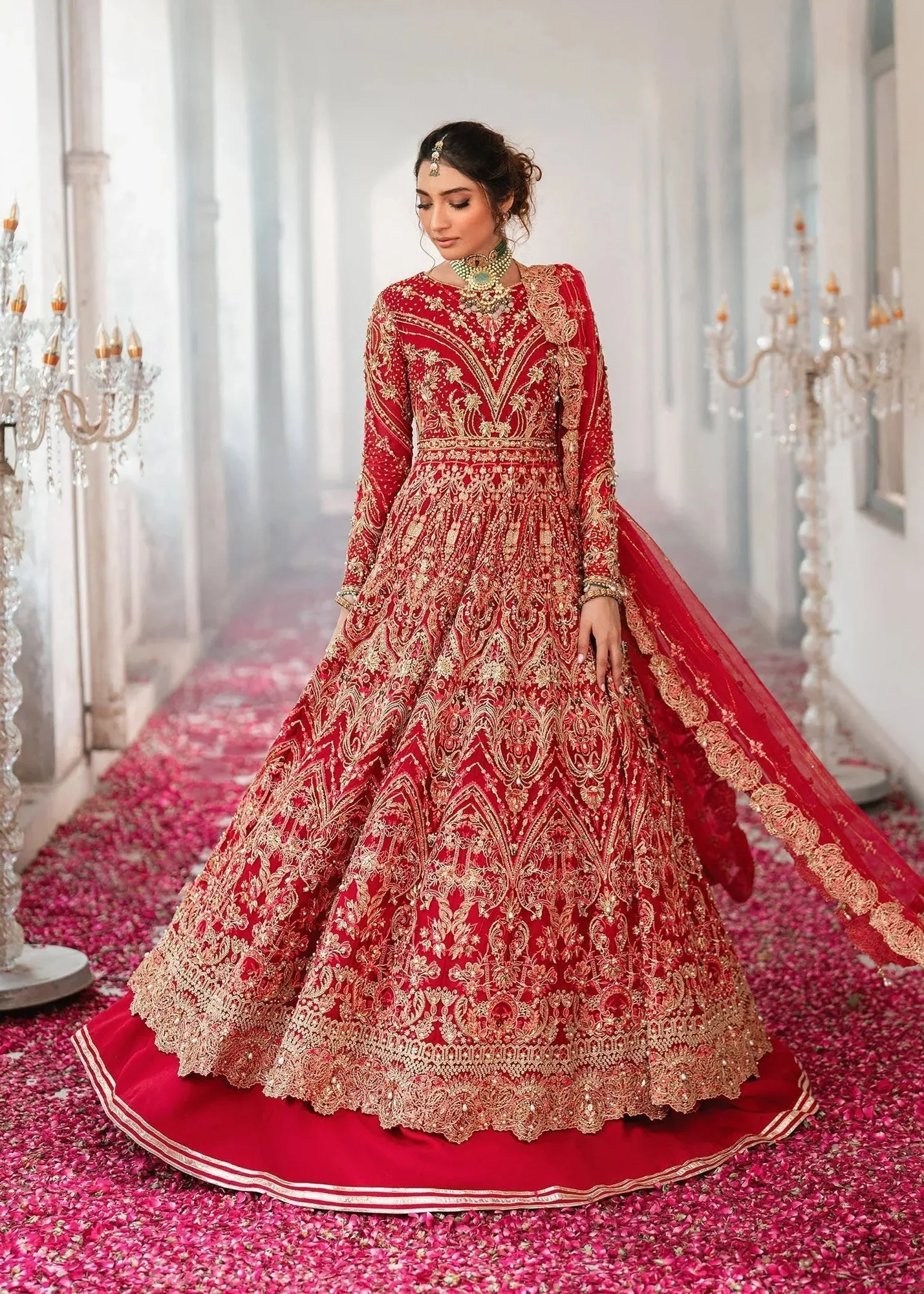 Dastoor Shehnai Bridals Collection 24 Cotton Silk – view 1 – Poshaq