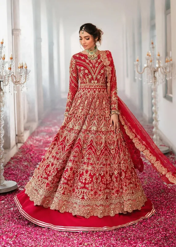 Dastoor Shehnai Bridals Collection 24 Cotton Silk – view 1 – Poshaq