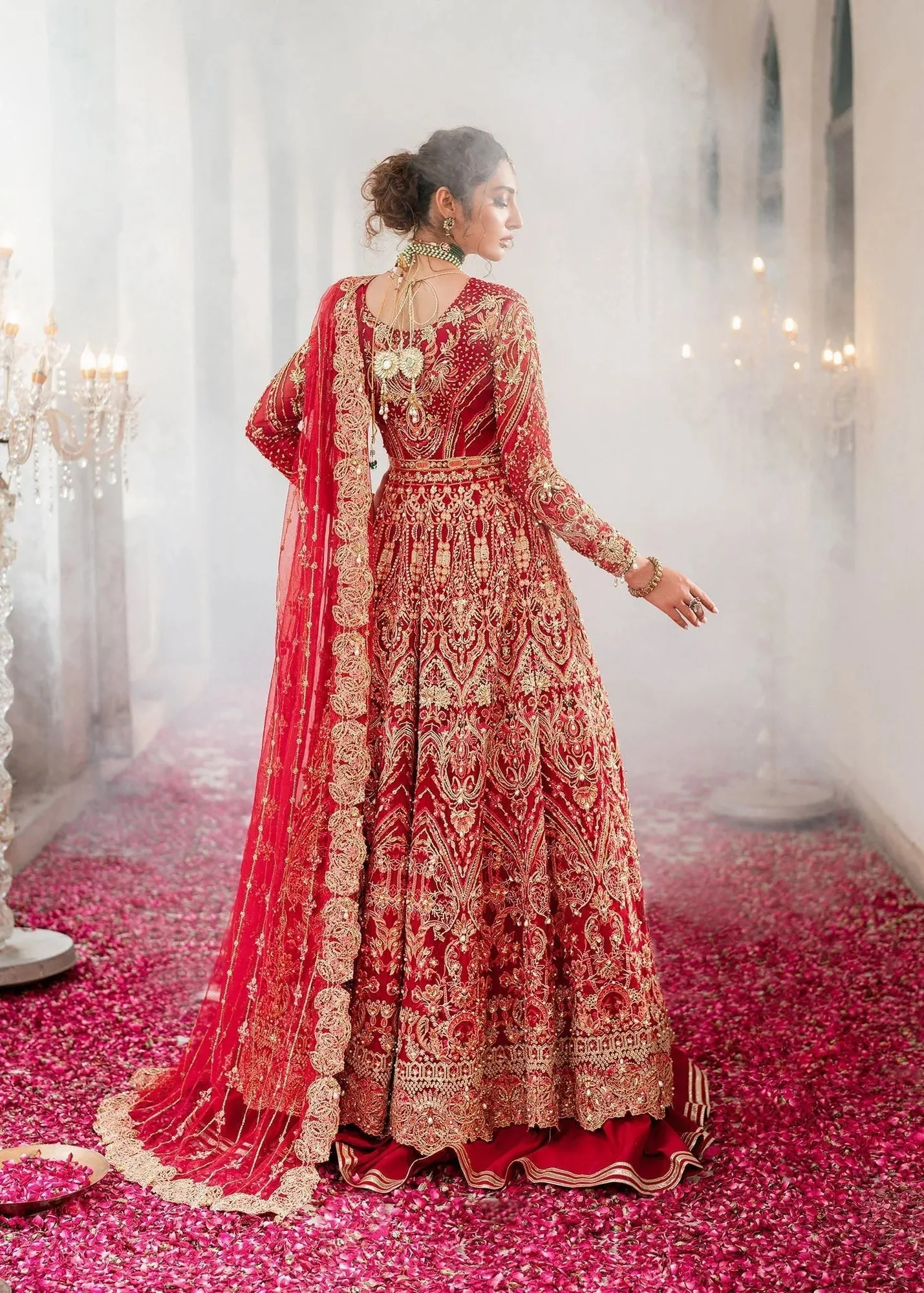 Dastoor Shehnai Bridals Collection 24 Cotton Silk – view 2 – Poshaq