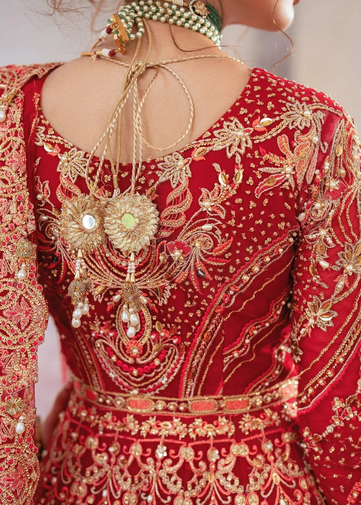 Dastoor Shehnai Bridals Collection 24 Cotton Silk – view 4 – Poshaq
