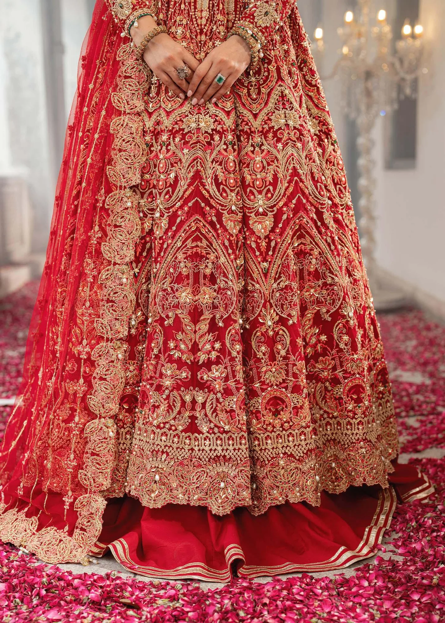 Dastoor Shehnai Bridals Collection 24 Cotton Silk – view 6 – Poshaq