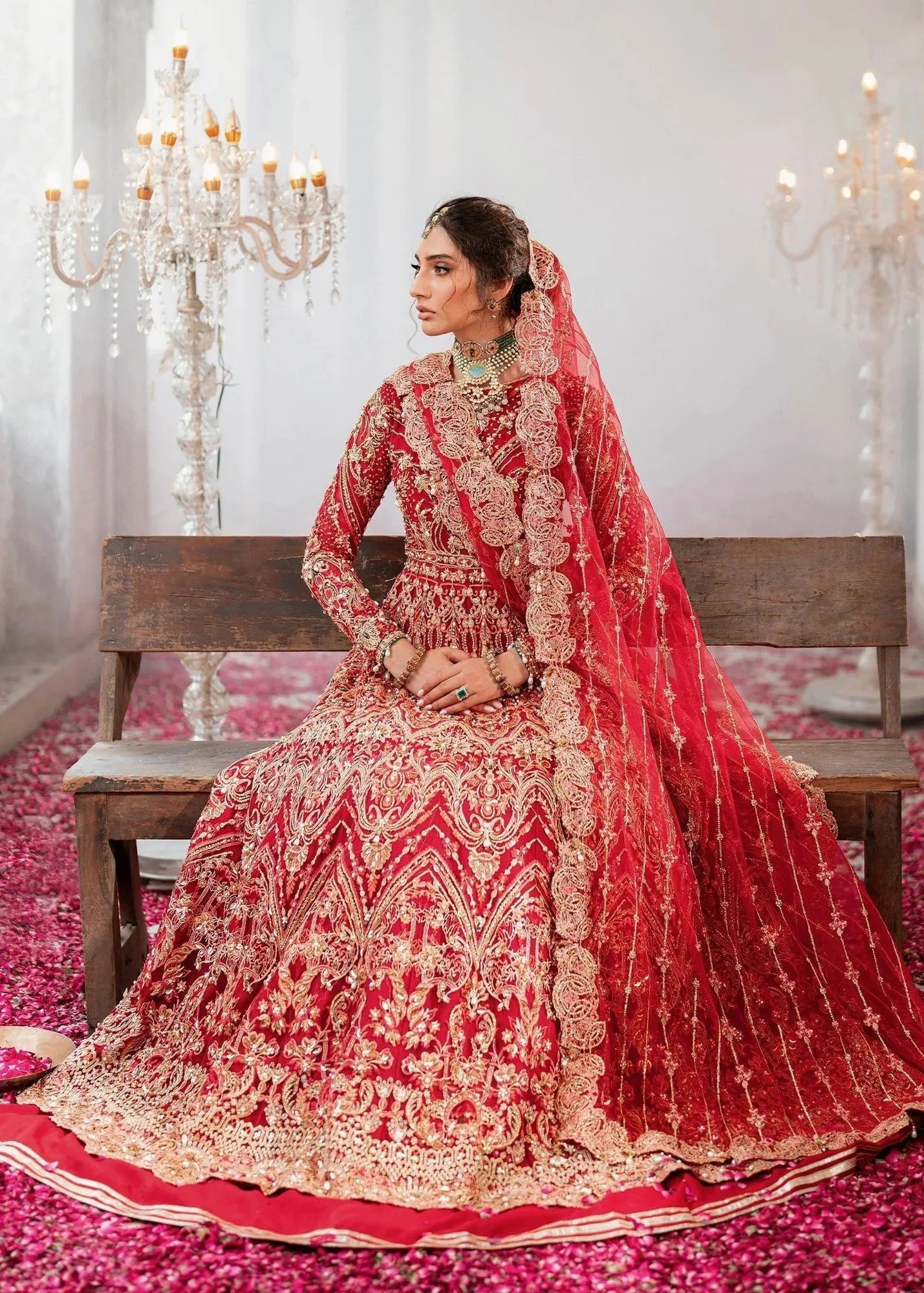 Dastoor Shehnai Bridals Collection 24 Cotton Silk – view 9 – Poshaq