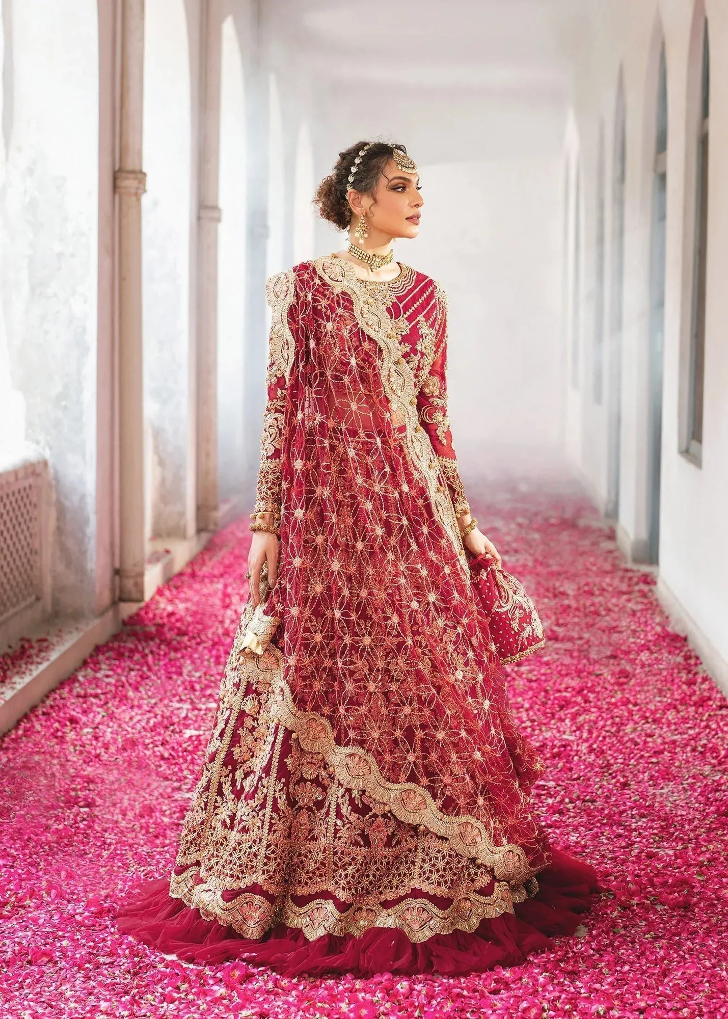 Dastoor Shehnai Bridals Collection 24 Net – view 7 – Poshaq