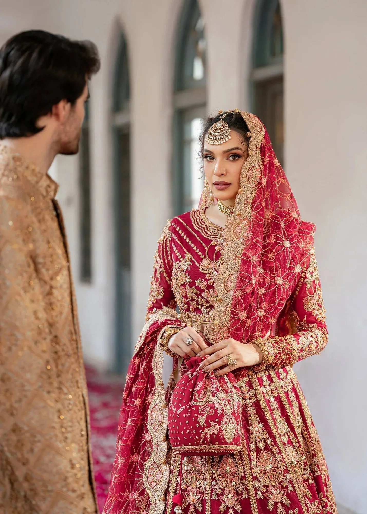 Dastoor Shehnai Bridals Collection 24 Net – view 8 – Poshaq