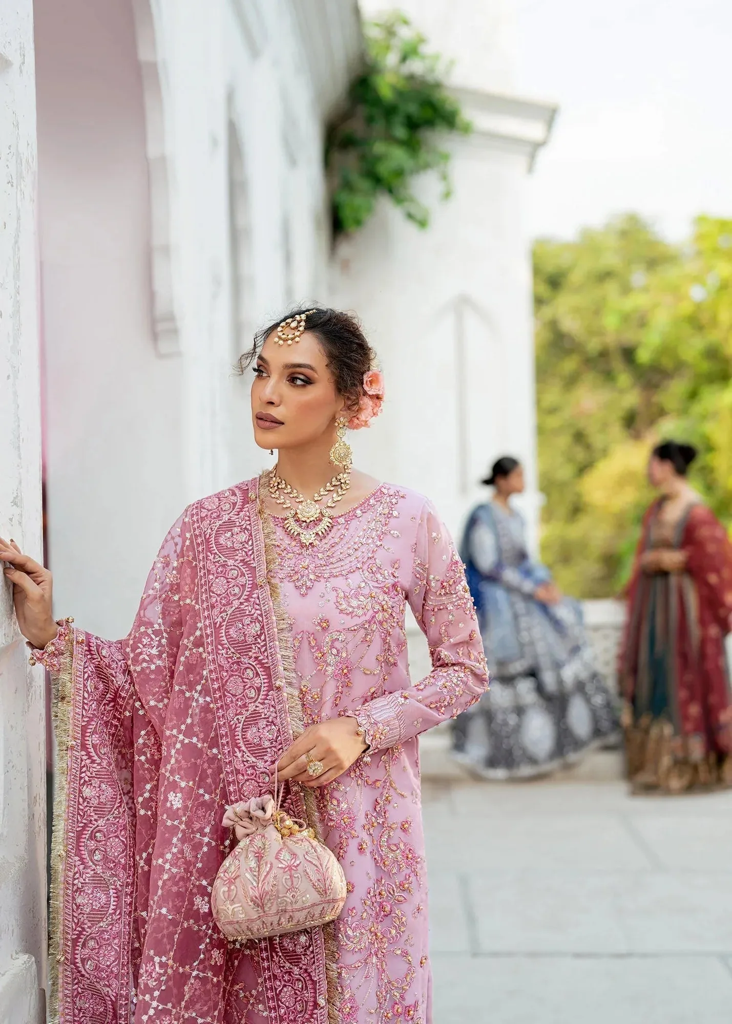 Dastoor Shehnai Bridals Collection 24 Cotton Silk – view 5 – Poshaq