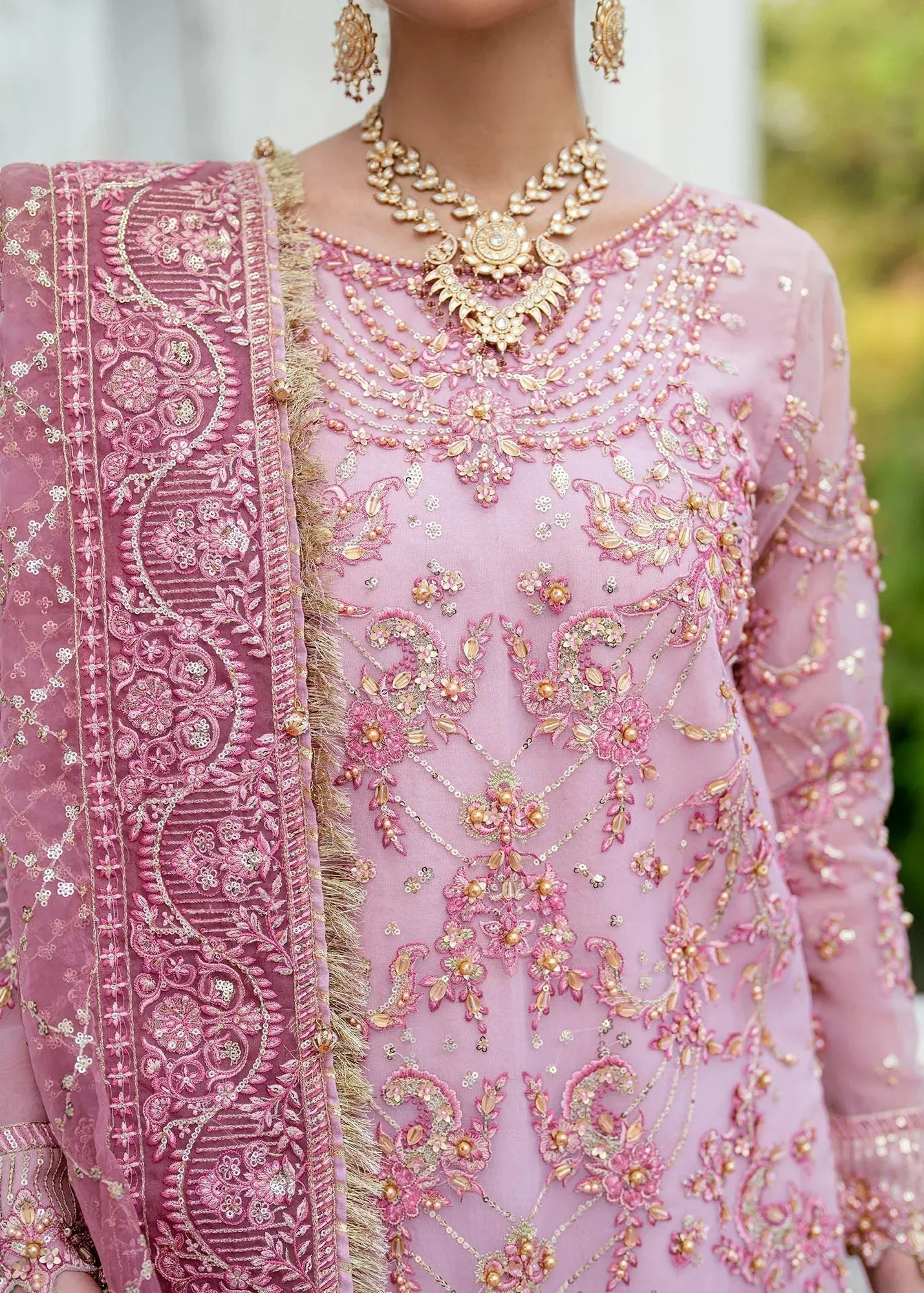 Dastoor Shehnai Bridals Collection 24 Cotton Silk – view 6 – Poshaq