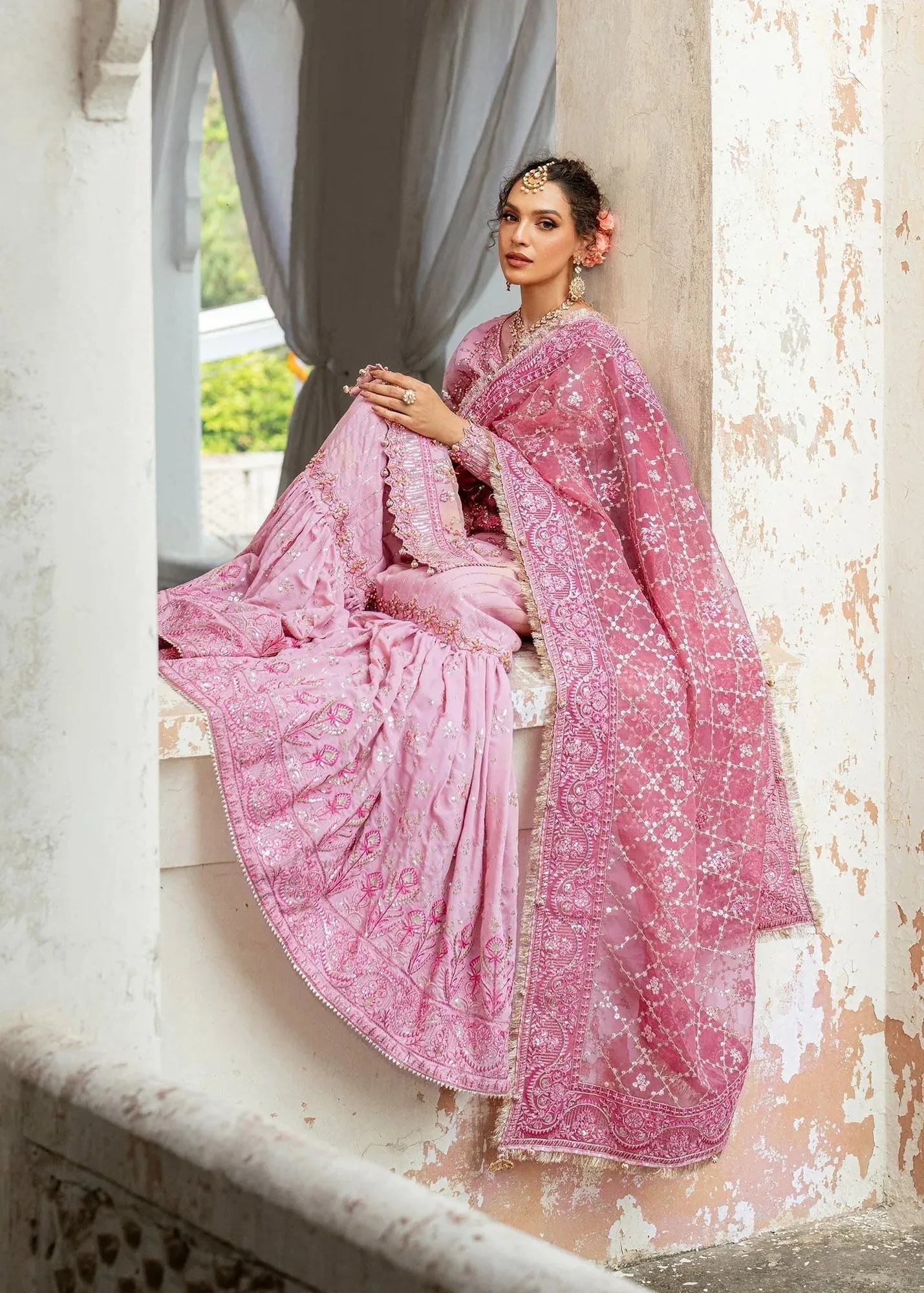 Dastoor Shehnai Bridals Collection 24 Cotton Silk – view 9 – Poshaq