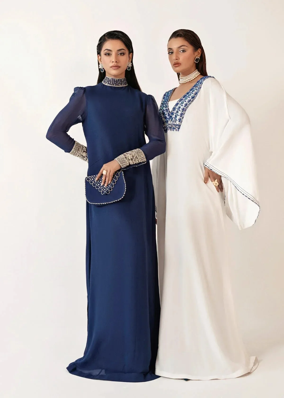 Dastoor Euphoria Luxury Pret 24 White Georgette – view 5 – Poshaq