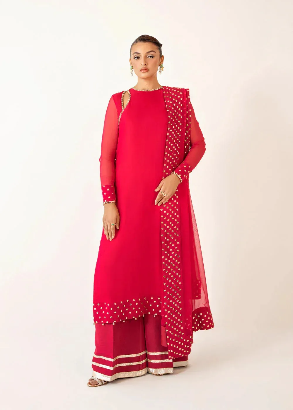 Dastoor Euphoria Luxury Pret 24 Silver Raw Silk – view 1 – Poshaq
