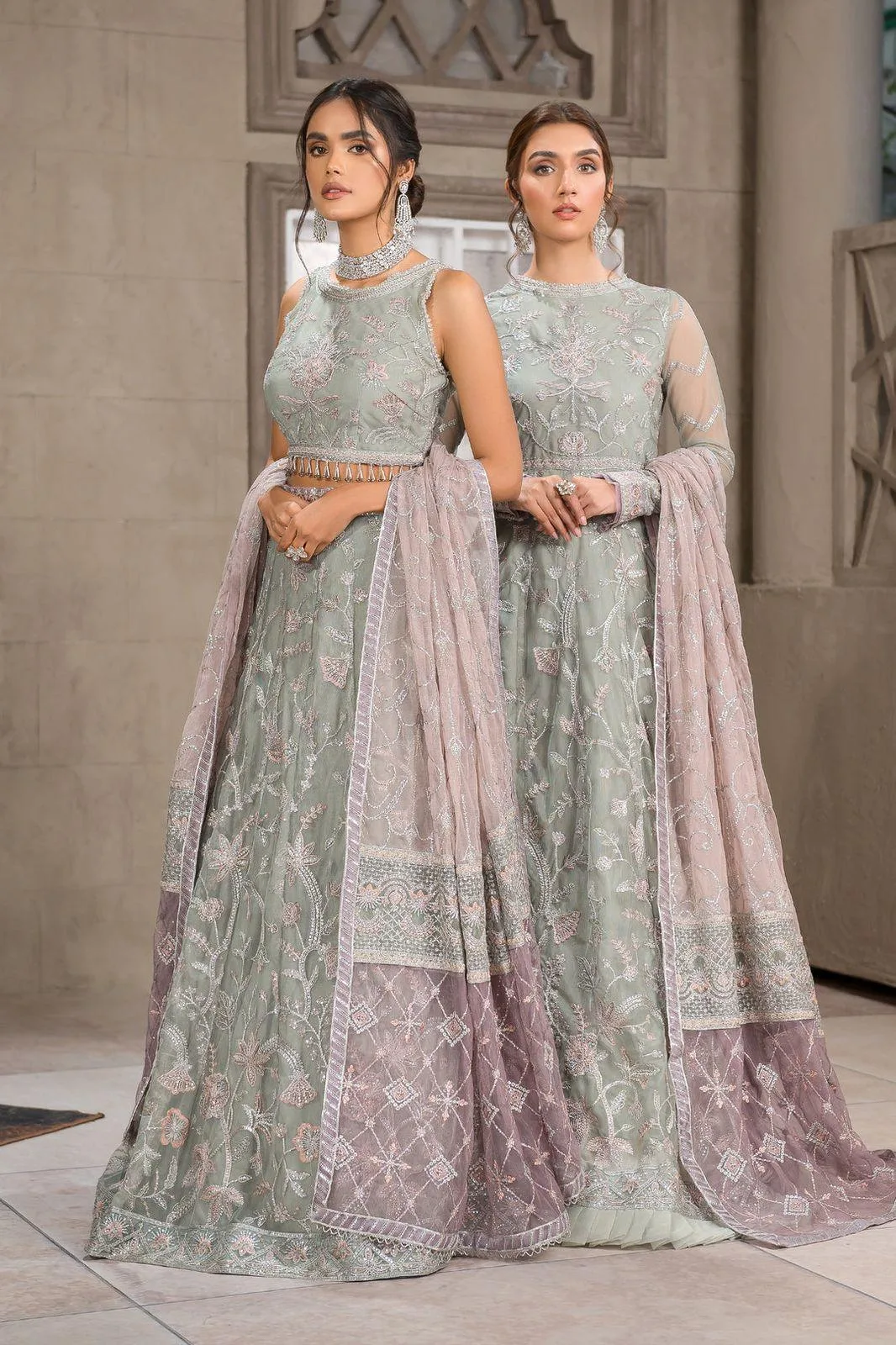 Dastoor Green Raw Silk – view 6 – Poshaq