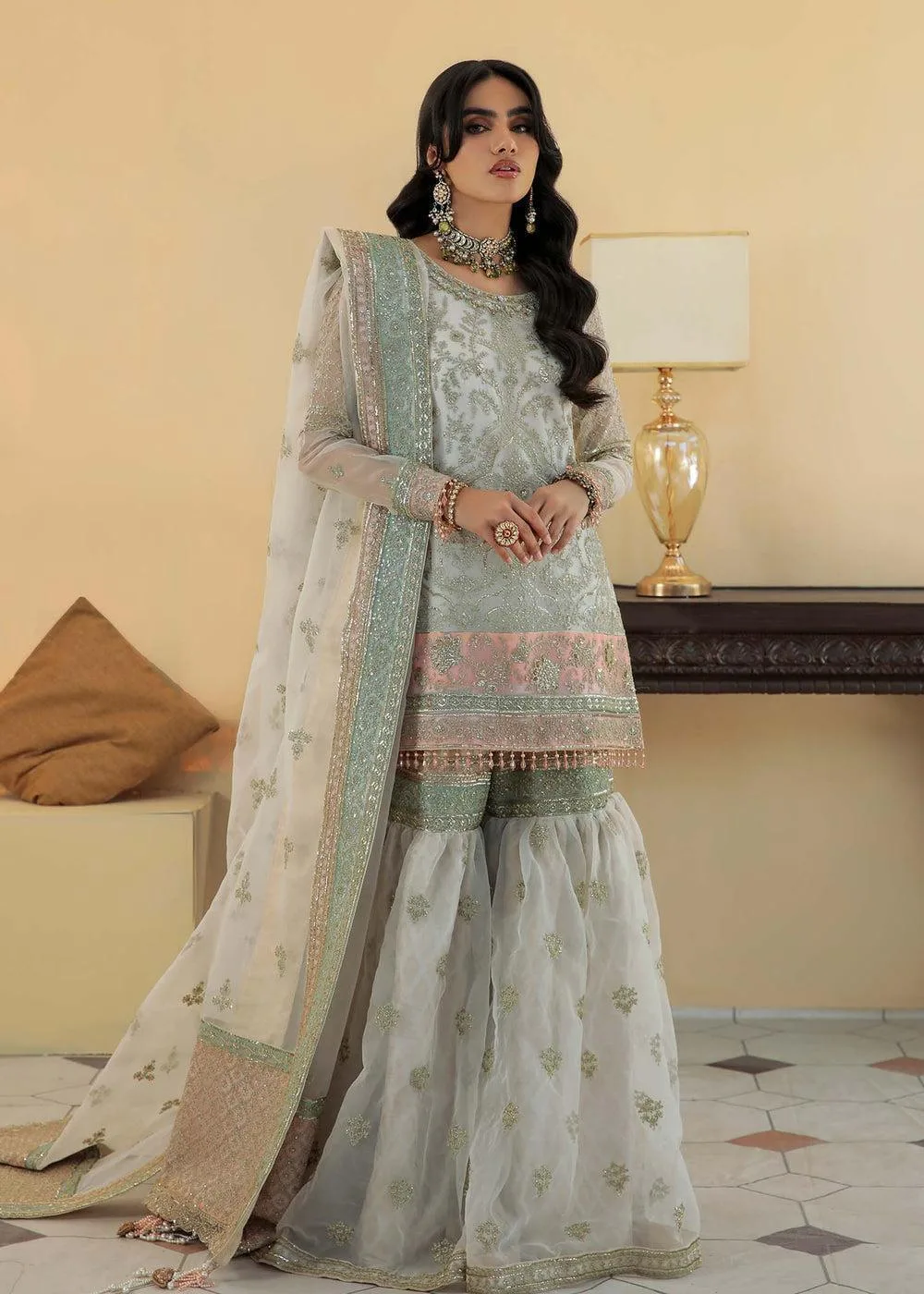 Dastoor Organza – view 2 – Poshaq