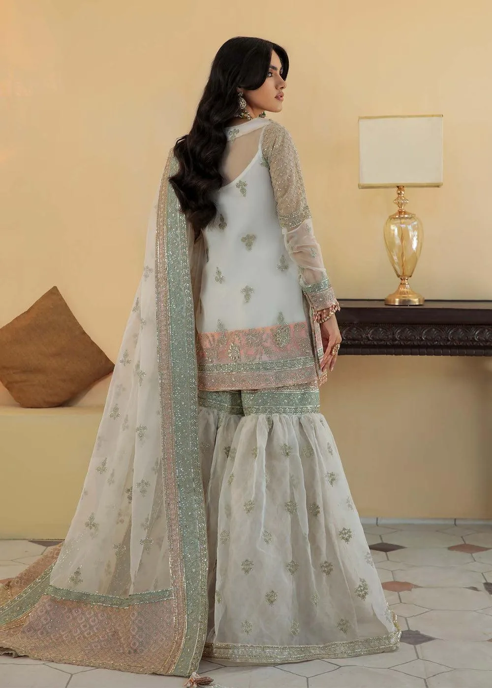 Dastoor Organza – view 3 – Poshaq