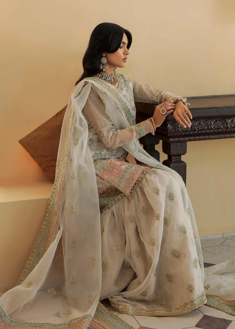 Dastoor Organza – view 4 – Poshaq