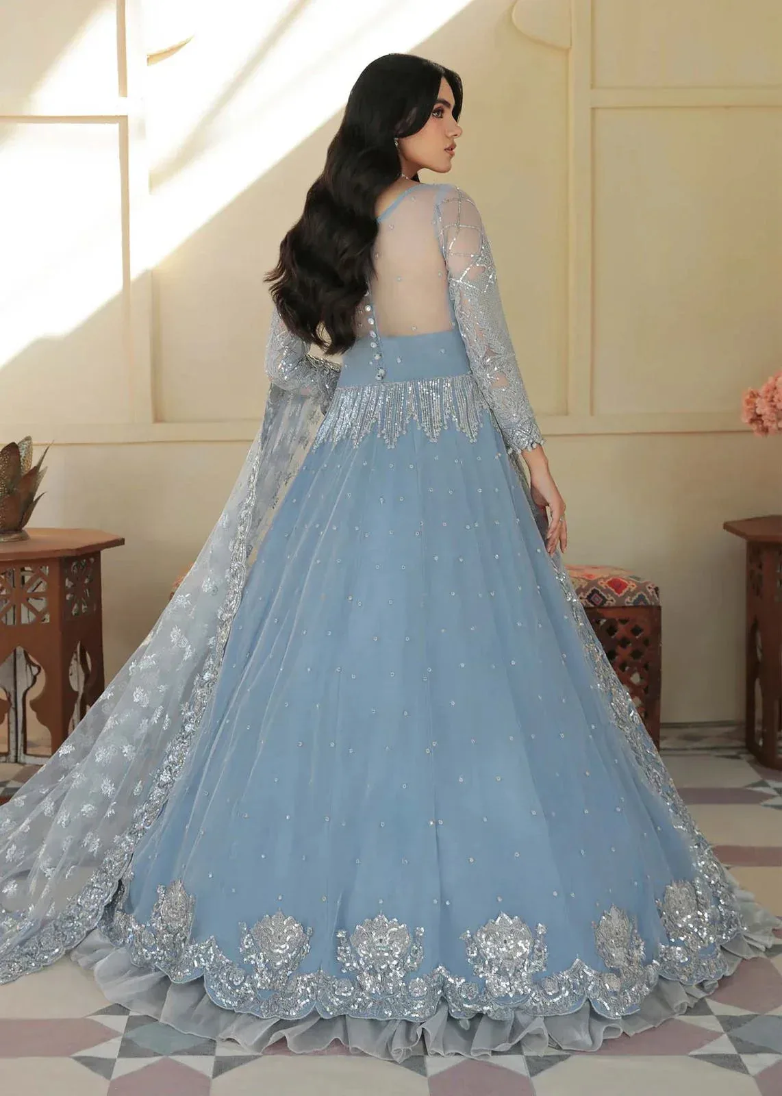 Dastoor Organza – view 4 – Poshaq
