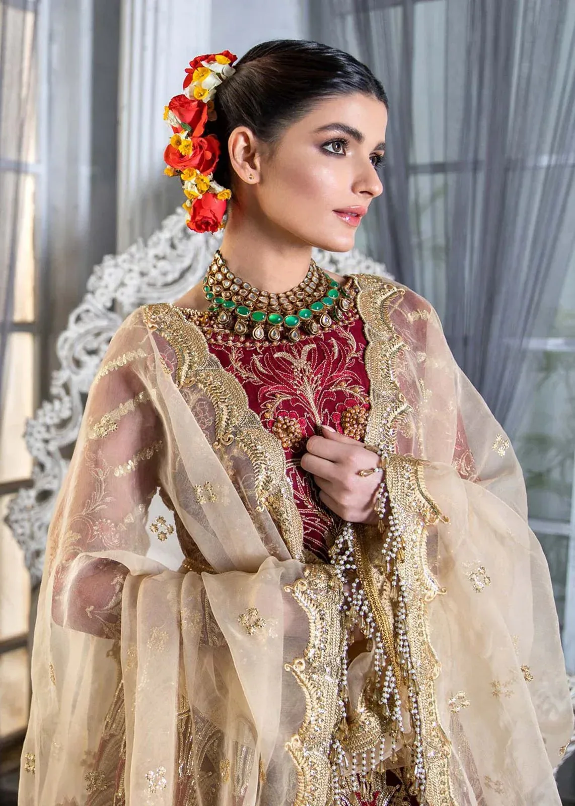 Dastoor Organza – view 4 – Poshaq