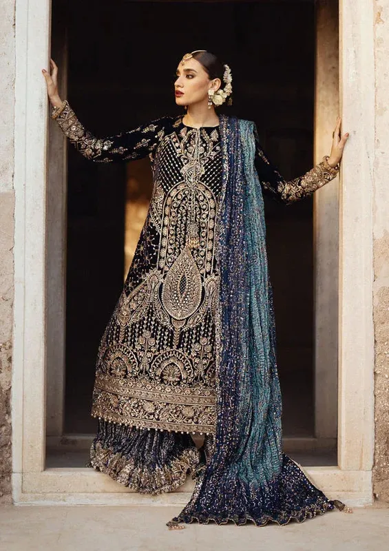Aik Atelier Dastoor Velvet 24 Organza – view 1 – Poshaq