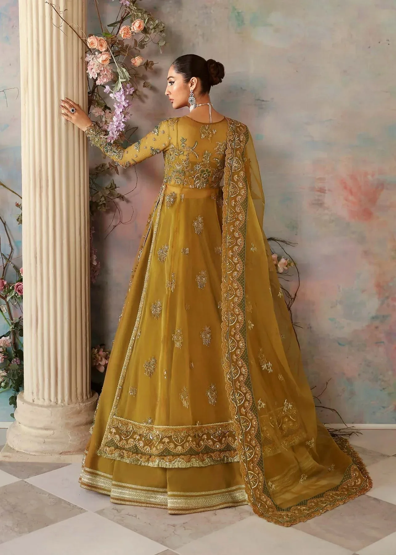 Akbar Aslam Deewani Wedding Formals Organza – view 2 – Poshaq