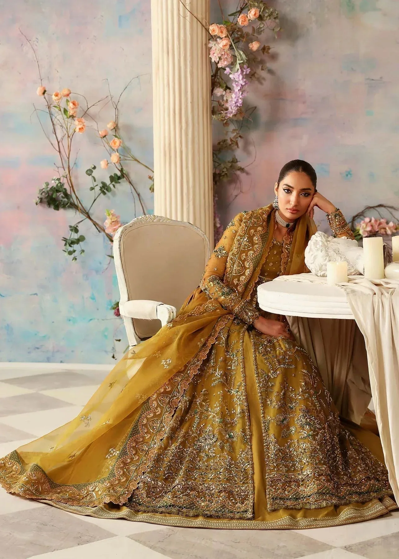 Akbar Aslam Deewani Wedding Formals Organza – view 5 – Poshaq